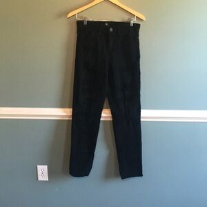 Jordan Craig legacy edition black distressed women’s jeans. Size 16.
